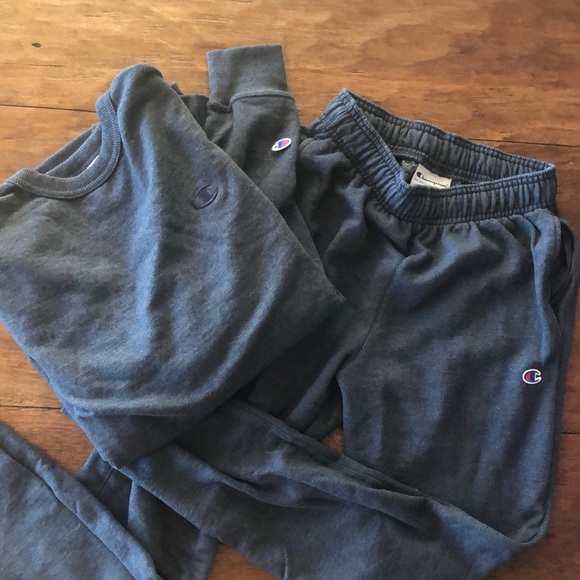 mens champion sweatsuit set